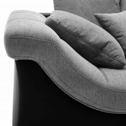 Ecksofa - grau-schwarz - beidseitig montierbar -Wohnzimmer Verkäufe 0255017908 04 1600Wx1600H