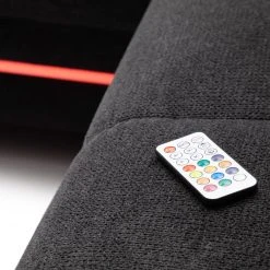 Ecksofa - schwarz - Microfaser - LED-Beleuchtung 27 Ecksofa - schwarz - Microfaser - LED-Beleuchtung -Wohnzimmer Verkäufe 0255029800 12 1600Wx1600H