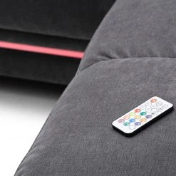 Ecksofa - anthrazit - Microfaser - LED-Beleuchtung -Wohnzimmer Verkäufe 0255030000 10 1600Wx1600H