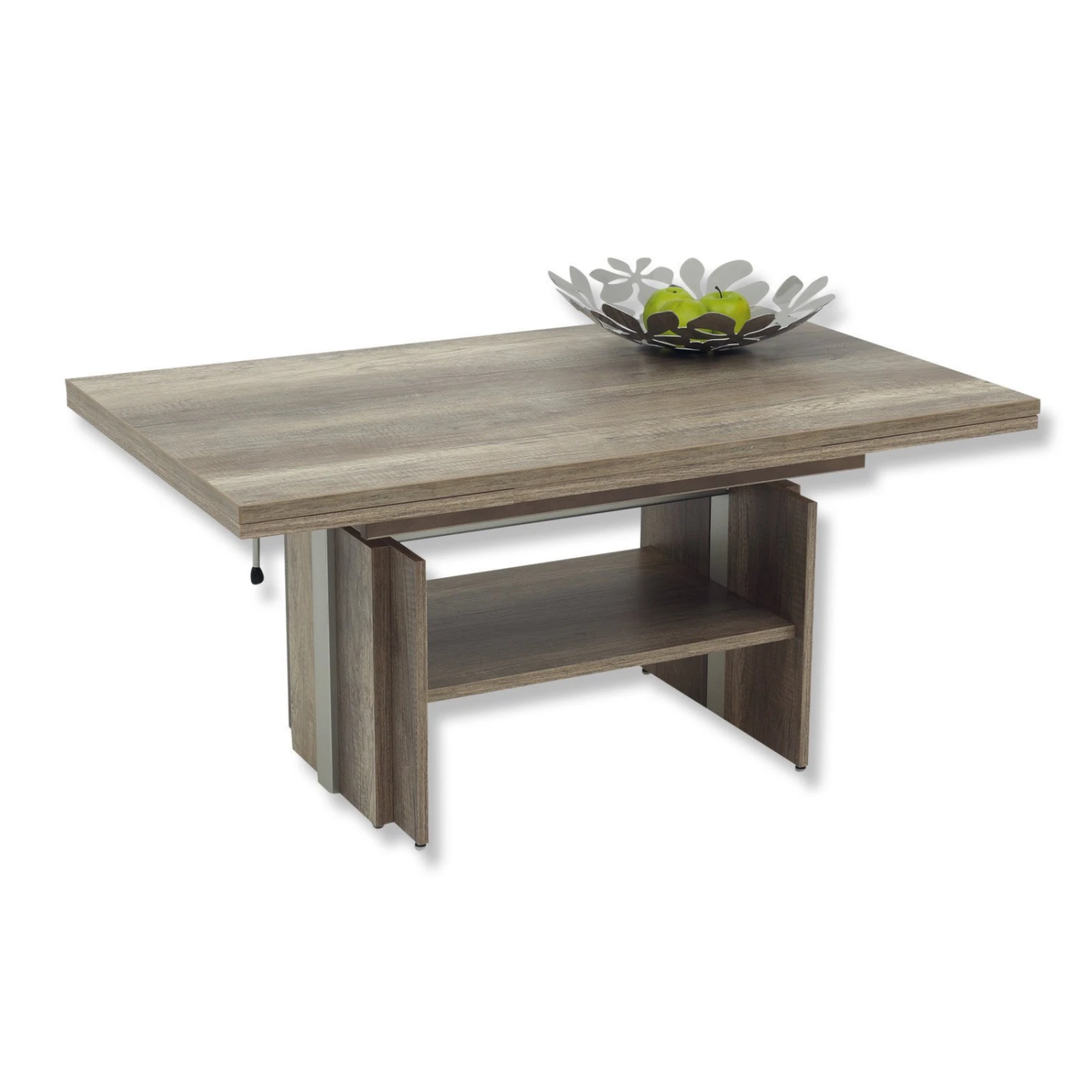 Couchtisch - Eiche Antik - ausziehbar 1 Couchtisch - Eiche Antik - ausziehbar