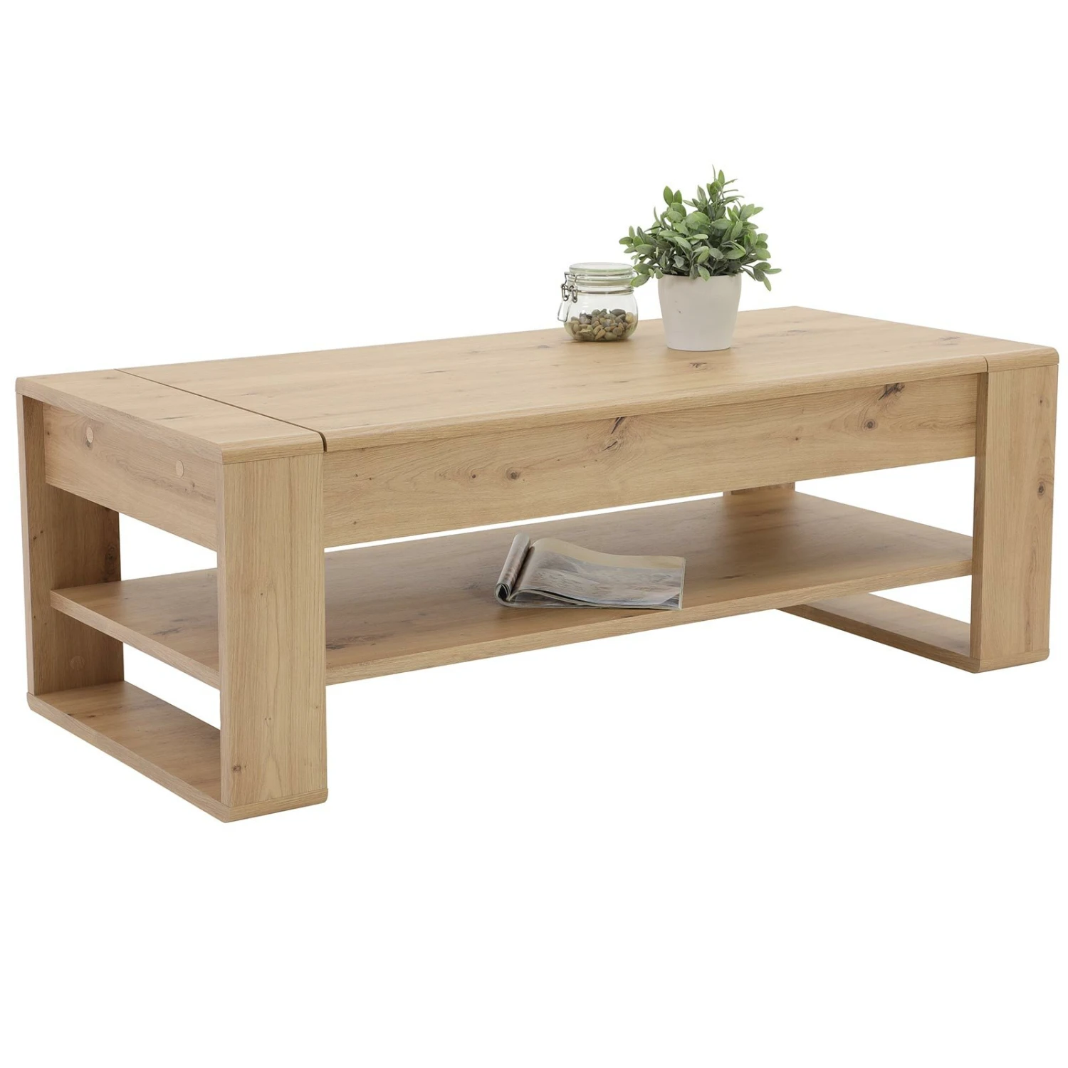 Couchtisch - Artisan Eiche - Hebefunktion 1 Couchtisch - Artisan Eiche - Hebefunktion