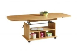 Couchtisch - Buche - höhenverstellbar - ausziehbar