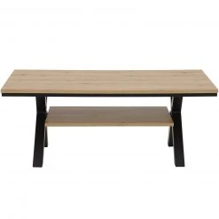 Couchtisch - Artisan Eiche Nachbildung - Ablageboden - 110 cm