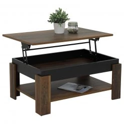 Couchtisch - Old Wood - schwarz-matt - 90 cm -Wohnzimmer Verkäufe 0405034300 03 1600Wx1600H