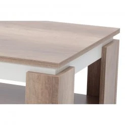 Couchtisch - Wildeiche - weiß - 90 cm -Wohnzimmer Verkäufe 0405034501 03 1600Wx1600H