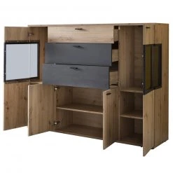 Highboard - Artisan Eiche-Burned Wood - 155 cm breit -Wohnzimmer Verkäufe 0405037200 03 1600Wx1600H