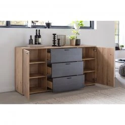 Sideboard - Artisan Eiche-Burned Wood - 165 cm breit -Wohnzimmer Verkäufe 0405037500 04 1600Wx1600H