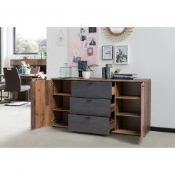 Sideboard - Oldwood-Burned Wood - 165 cm breit 8 Sideboard - Oldwood-Burned Wood - 165 cm breit -Wohnzimmer Verkäufe 0405037501 04 1600Wx1600H