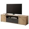 TV-Lowboard - Artisan Eiche-Burned Wood - 180 cm breit