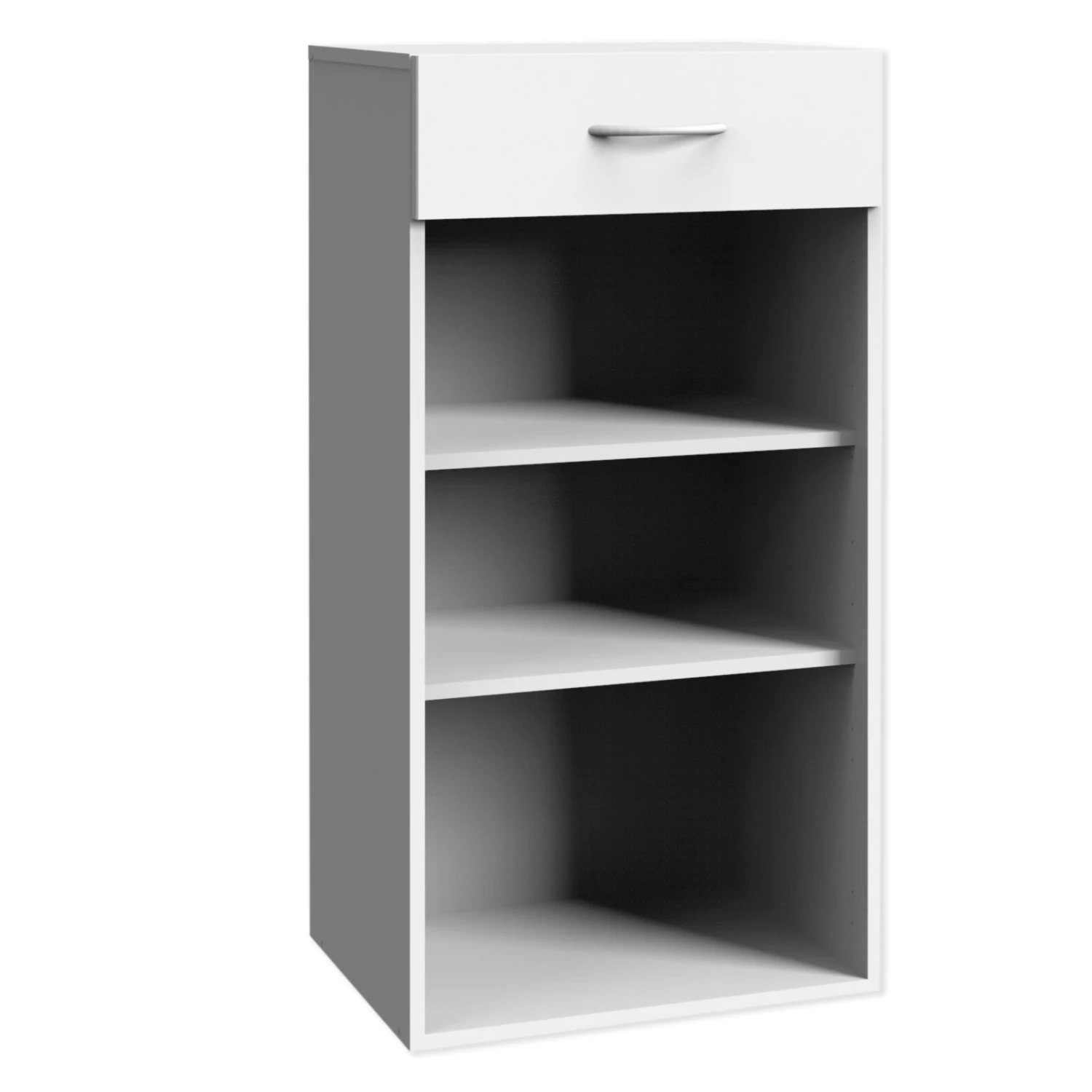 Regal - weiß - 45x98 cm 1 Regal - weiß - 45x98 cm