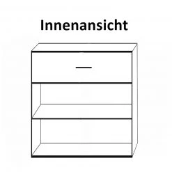 Kommode - weiß - 50 cm breit -Wohnzimmer Verkäufe 0424037700 03 1600Wx1600H