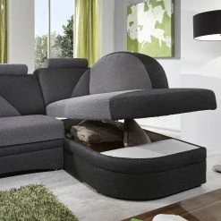 Ecksofa - alu-anthrazit - Liegefunktion - Ottomane rechts 9 Ecksofa - alu-anthrazit - Liegefunktion - Ottomane rechts -Wohnzimmer Verkäufe 0426000500 04 1600Wx1600H