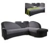 Ecksofa - alu-anthrazit - Liegefunktion - Ottomane rechts