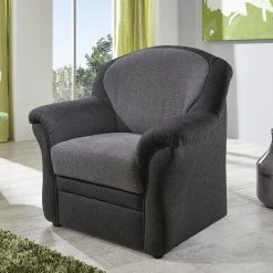 Sessel - alu-anthrazit - Webstoff -Wohnzimmer Verkäufe 0426000800 02 1600Wx1600H