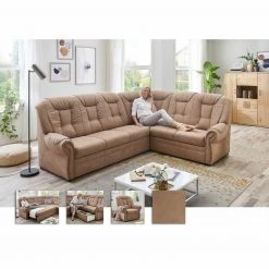 polsterpower Ecksofa - braun - Liegefunktion -Wohnzimmer Verkäufe 0426005600 06 1600Wx1600H