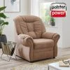 polsterpower Sessel - braun - Microfaser