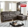 polsterpower Ecksofa - Saddle anthrazit - Basismodell - rechts