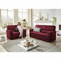 polsterpower 3-Sitzer-Sofa - bordeaux -Wohnzimmer Verkäufe 0426006600 04 1600Wx1600H