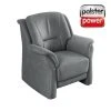 polsterpower Sessel - denim - Microfaser