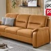 polsterpower 3-Sitzer-Sofa - braun - Microfaser