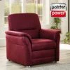 polsterpower Sessel - bordeaux - Microfaser