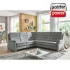 polsterpower Ecksofa - alu - Basismodell - Ausführung rechts