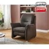 polsterpower Sessel - anthrazit - Microfaser