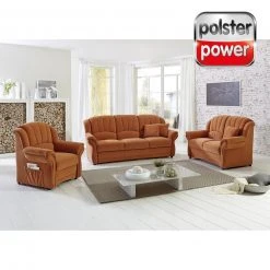 polsterpower 2-Sitzer Sofa - terra - Bonell-Federkern