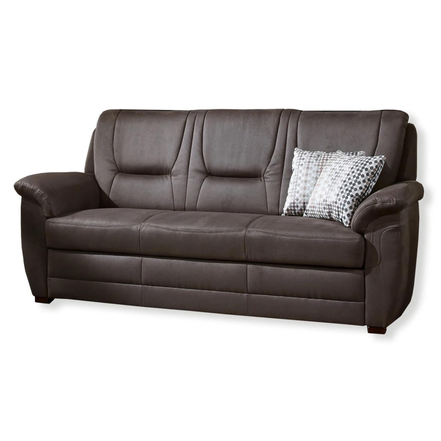 3-Sitzer Sofa - nougat - Bonellfederkern 1 3-Sitzer Sofa - nougat - Bonellfederkern
