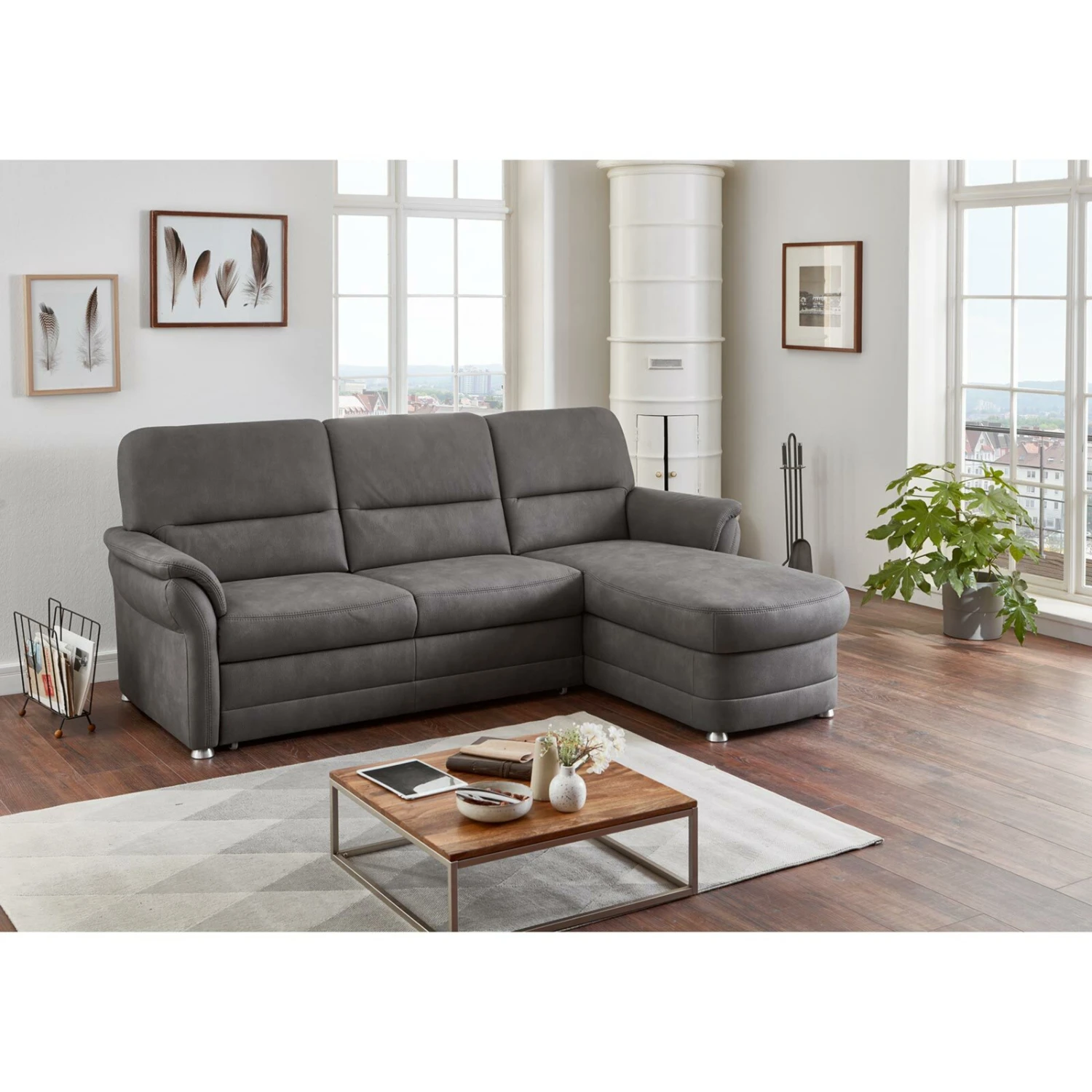 polsterpower Wohnlandschaft - grau - Basismodell 2 polsterpower Wohnlandschaft - grau - Basismodell – Bild 2