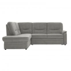 polsterpower Ecksofa - Belle silver - Basismodell - Ottomane links -Wohnzimmer Verkäufe 0426100077 09 1600Wx1600H