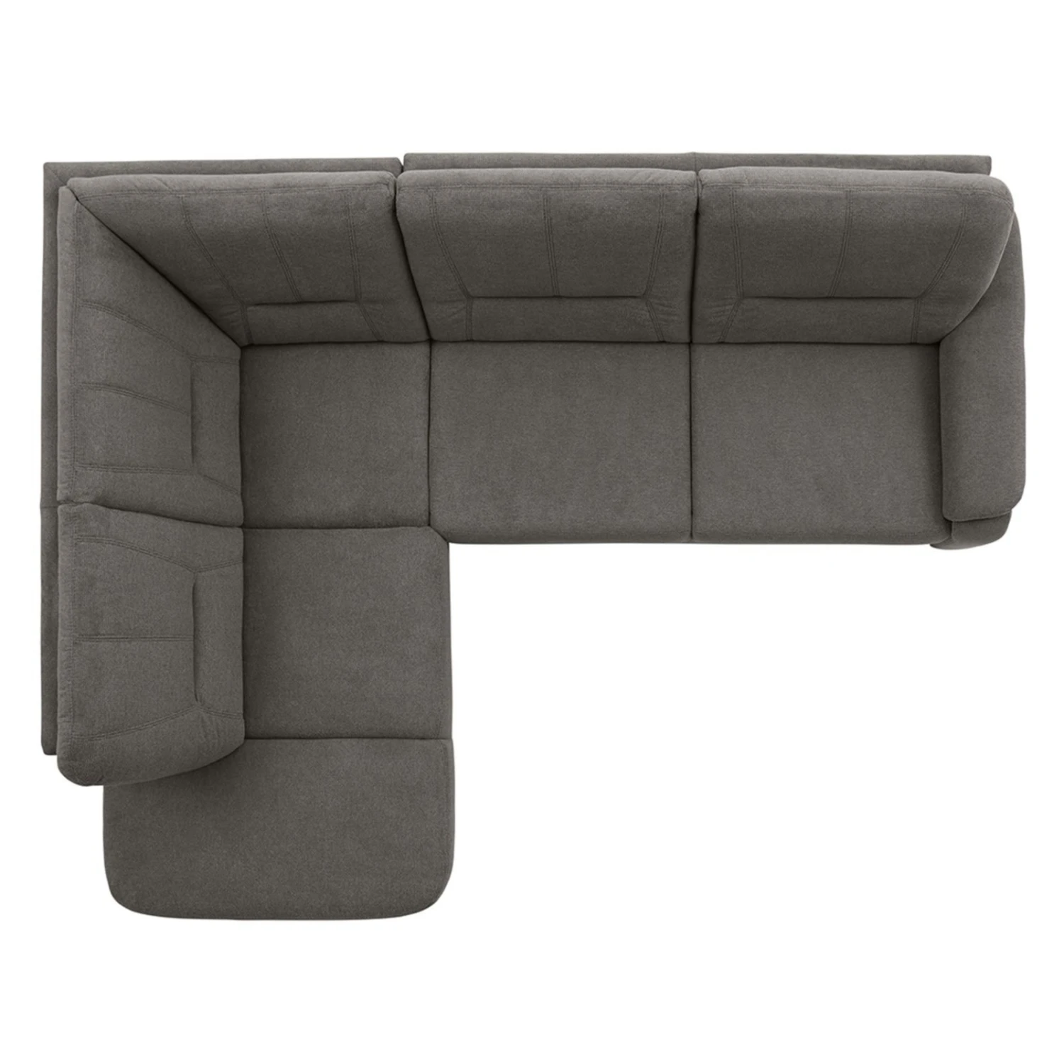 polsterpower Ecksofa - Belle grey - Basismodell - Ottomane links 3 polsterpower Ecksofa - Belle grey - Basismodell - Ottomane links – Bild 3