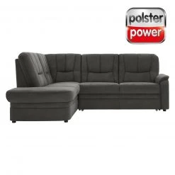 polsterpower Ecksofa - Holiday steel - Basismodell - Ottomane links