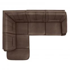 polsterpower Ecksofa - Saddle braun - Basismodell - Ottomane links -Wohnzimmer Verkäufe 0426100777 03 1600Wx1600H