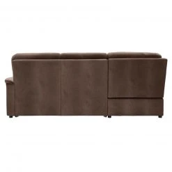 polsterpower Ecksofa - Saddle braun - Basismodell - Ottomane links -Wohnzimmer Verkäufe 0426100777 04 1600Wx1600H
