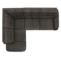 polsterpower Ecksofa - Saddle anthrazit - Basismodell - Ottomane links -Wohnzimmer Verkäufe 0426100877 03 1600Wx1600H