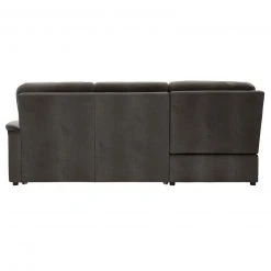 polsterpower Ecksofa - Saddle anthrazit - Basismodell - Ottomane links -Wohnzimmer Verkäufe 0426100877 04 1600Wx1600H