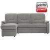 polsterpower Ecksofa - Belle silver - Basismodell - Recamiere links