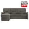 polsterpower Ecksofa - Belle grey - Basismodell - Recamiere links
