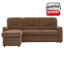 polsterpower Ecksofa - Holiday mandel - Basismodell - Recamiere links
