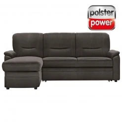 polsterpower Ecksofa - Saddle anthrazit - Basismodell - Recamiere links