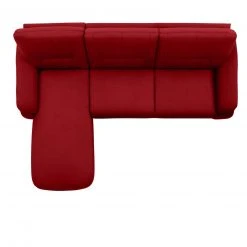 polsterpower Ecksofa - Miro bordeaux - Basismodell - Recamiere links -Wohnzimmer Verkäufe 0426103477 03 1600Wx1600H
