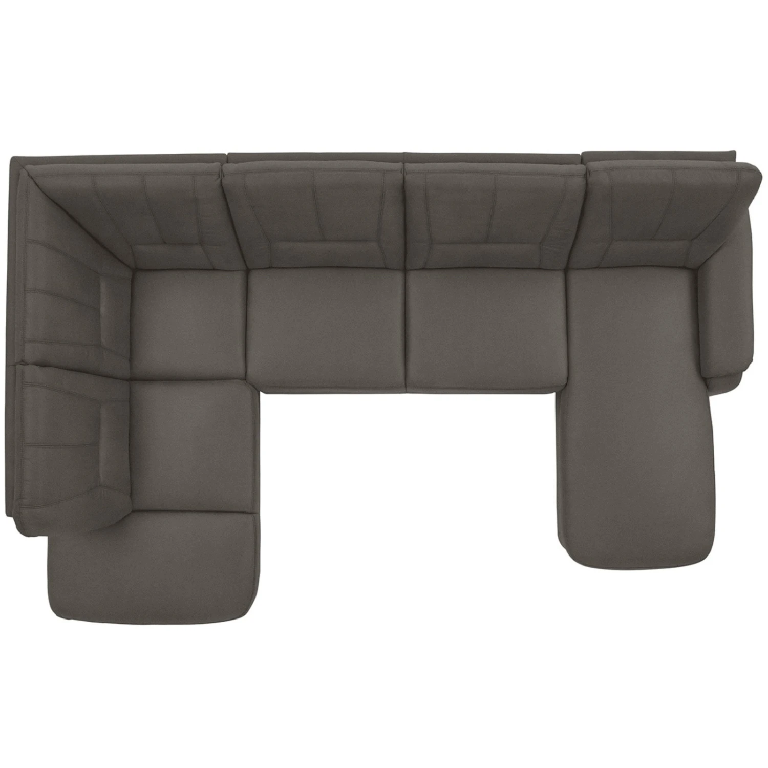 polsterpower Wohnlandschaft - Belle grey - Basismodell - rechts 3 polsterpower Wohnlandschaft - Belle grey - Basismodell - rechts – Bild 3