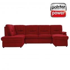 polsterpower Wohnlandschaft - Miro bordeaux - Basismodell - rechts