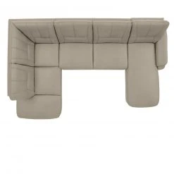 polsterpower Wohnlandschaft - Miro ecru - Basismodell - rechts -Wohnzimmer Verkäufe 0426104777 03 1600Wx1600H