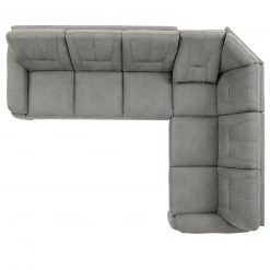 polsterpower Ecksofa - Belle silver - Basismodell - rechts -Wohnzimmer Verkäufe 0426104877 03 1600Wx1600H