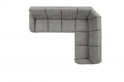 polsterpower Ecksofa - Belle silver - Basismodell - rechts -Wohnzimmer Verkäufe 0426104877 10 1600Wx1600H