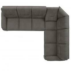polsterpower Ecksofa - Belle grey - Basismodell - rechts -Wohnzimmer Verkäufe 0426105077 03 1600Wx1600H