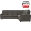 polsterpower Ecksofa - Belle grey - Basismodell - rechts