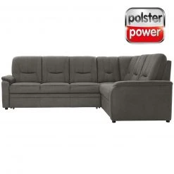 polsterpower Ecksofa - Belle grey - Basismodell - rechts